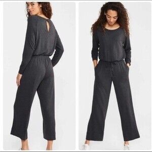 Lou & Grey LOFT Signaturesoft Long Sleeve Casual Jersey Jumpsuit in Women's XS